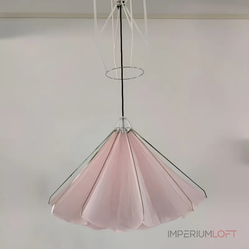 Подвесная люстра Silken Bloom C D80 с механизмом раскрытия и подъёма с плафоном в форме цветка от Vinsa Подвесная люстра Silken Bloom C D80 с механизмом раскрытия и подъёма с плафоном в форме цветка от Vinsa