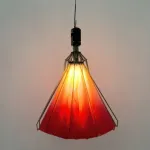 Подвесная люстра Silken Bloom В D120 с механизмом раскрытия с плафоном в форме цветка от Vinsa