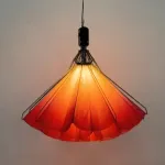 Подвесная люстра Silken Bloom В D120 с механизмом раскрытия с плафоном в форме цветка от Vinsa