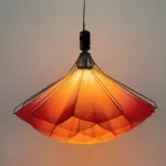 Подвесная люстра Silken Bloom В D120 с механизмом раскрытия с плафоном в форме цветка от Vinsa