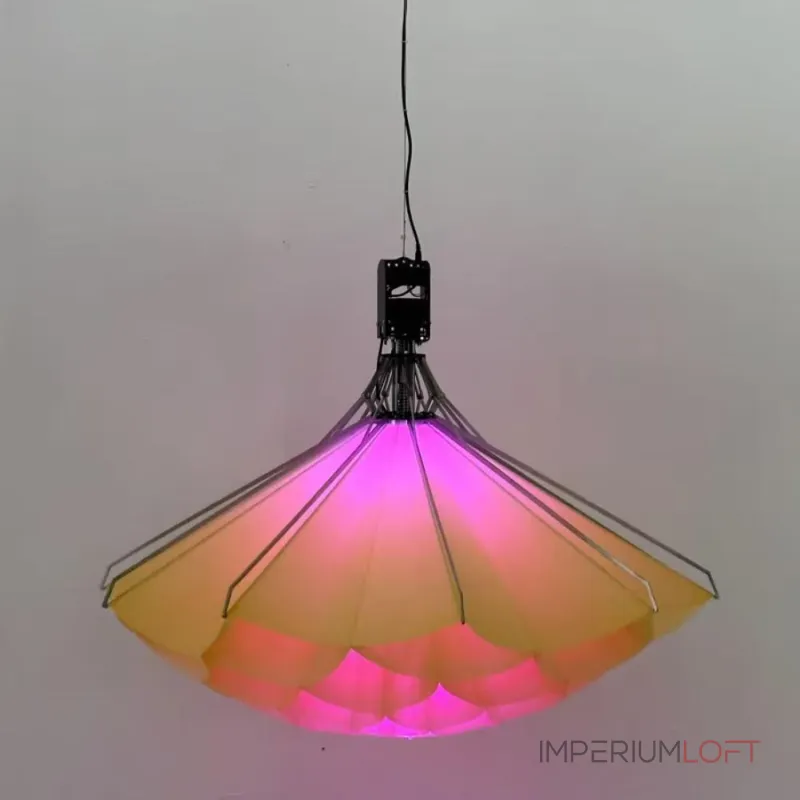 Подвесная люстра Silken Bloom В D120 с механизмом раскрытия с плафоном в форме цветка от Vinsa Подвесная люстра Silken Bloom В D120 с механизмом раскрытия с плафоном в форме цветка от Vinsa