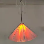 Подвесная люстра Silken Bloom C D80 с механизмом раскрытия и подъёма с плафоном в форме цветка от Vinsa