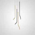 Подвесной светильник AIA C Brass с изогнутым плафоном от ImperiumLoft