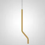 Подвесной светильник AIA C Brass с изогнутым плафоном от ImperiumLoft