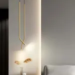 Подвесной светильник AIA C Brass с изогнутым плафоном от ImperiumLoft