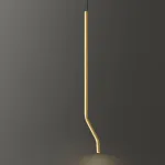 Подвесной светильник AIA C Brass с изогнутым плафоном от ImperiumLoft