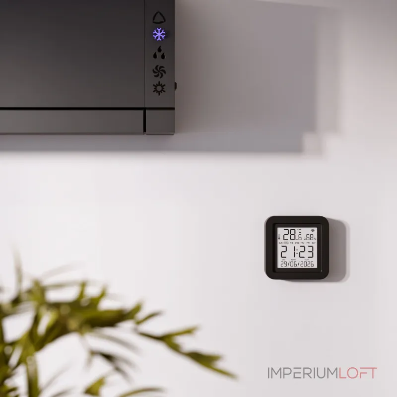 Умный датчик температуры и влажности Elektrostandard Wi-Fi a072216 от ImperiumLoft Умный датчик температуры и влажности Elektrostandard Wi-Fi a072216 от ImperiumLoft