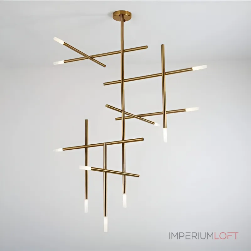 Люстра на штанге TRAVERSE LUX H120 в современном стиле от ImperiumLoft Люстра на штанге TRAVERSE LUX H120 в современном стиле от ImperiumLoft