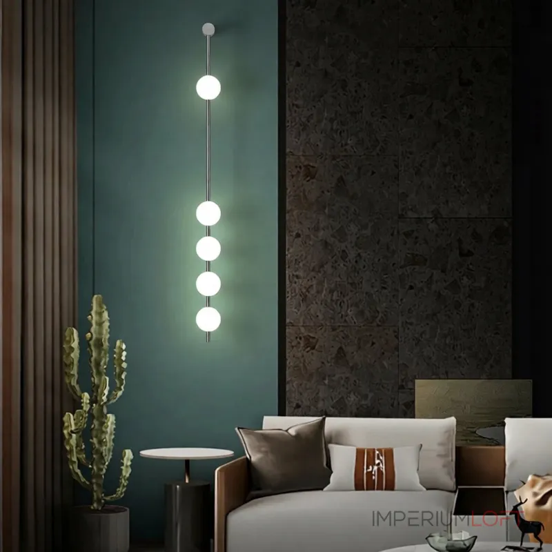 Настенный светильник ADILS WALL H130 Nickel в лаконичном стиле от ImperiumLoft Настенный светильник ADILS WALL H130 Nickel в лаконичном стиле от ImperiumLoft