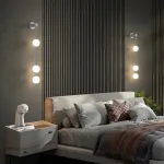 Настенный светильник ADILS WALL H130 Nickel в лаконичном стиле от ImperiumLoft