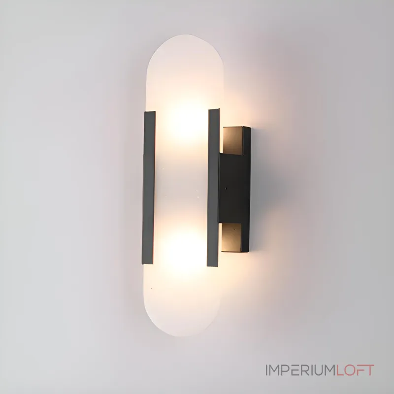 Бра MELANGE ELONGATED SCONCE Black с лаконичным плафоном от ImperiumLoft Бра MELANGE ELONGATED SCONCE Black с лаконичным плафоном от ImperiumLoft