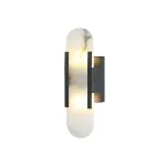 Бра MELANGE ELONGATED SCONCE Black с лаконичным плафоном от ImperiumLoft