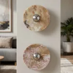 Настенный светильник Core Marble D20 с мраморным плафоном от VINSA