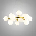 Подвесная люстра Milk Bubble Round Chandelier D56 от ImperiumLoft
