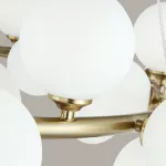 Подвесная люстра Milk Bubble Round Chandelier D70 от ImperiumLoft