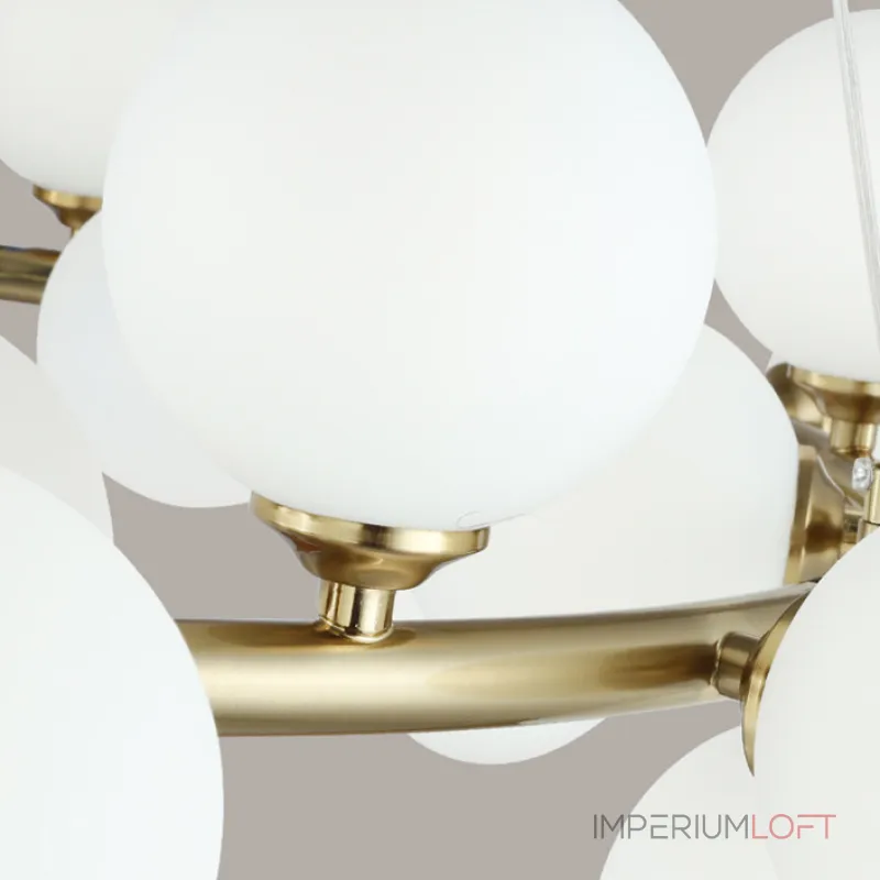 Подвесная люстра Milk Bubble Round Chandelier D100 от ImperiumLoft Подвесная люстра Milk Bubble Round Chandelier D100 от ImperiumLoft