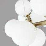 Подвесная люстра Milk Bubble Round Chandelier D70 от ImperiumLoft