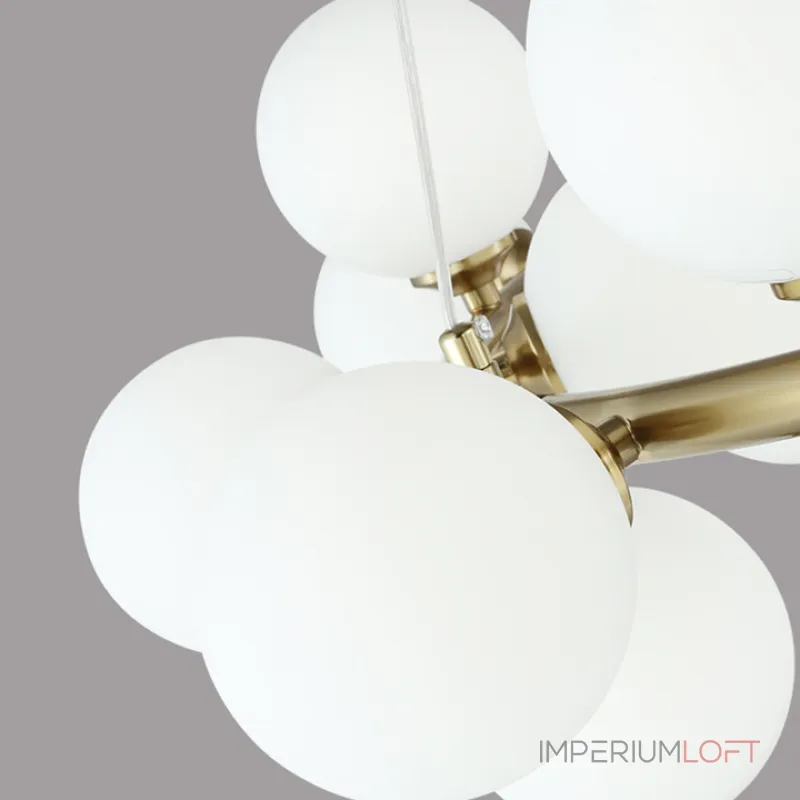 Подвесная люстра Milk Bubble Round Chandelier D100 от ImperiumLoft Подвесная люстра Milk Bubble Round Chandelier D100 от ImperiumLoft