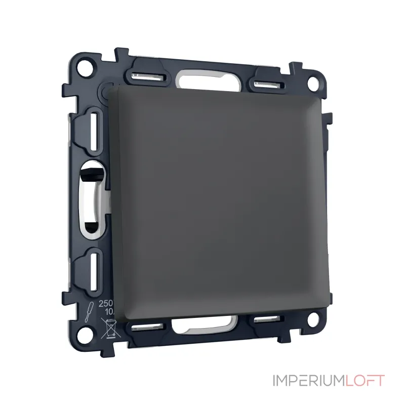Комплект механизма 1-кл выключателя с самовозвратом Ambrella Volt ALFA MA901050 от ImperiumLoft