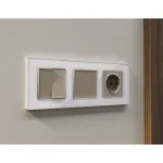Комплект механизма 1-кл выключателя с самовозвратом Ambrella Volt ALFA MA361050 от ImperiumLoft