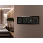 Комплект механизма 2-кл выключателя с самовозвратом Ambrella Volt ALFA MA803050 от ImperiumLoft