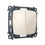 Комплект механизма 2-кл выключателя с самовозвратом Ambrella Volt OMEGA MO303050 от ImperiumLoft