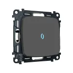 Комплект механизма 1-кл выключателя с самовозвратом с подсветкой 10000K Ambrella Volt OMEGA MO902060 от ImperiumLoft