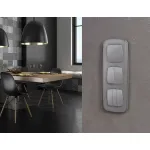 Комплект механизма 2-кл выключателя с самовозвратом Ambrella Volt OMEGA MO503050 от ImperiumLoft