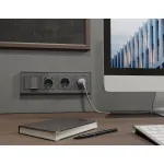 Комплект механизма 2-кл выключателя с самовозвратом Ambrella Volt ALFA MA653050 от ImperiumLoft