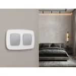 Комплект механизма 2-кл выключателя с самовозвратом Ambrella Volt OMEGA MO503050 от ImperiumLoft