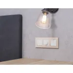 Комплект механизма 2-кл выключателя с самовозвратом Ambrella Volt ALFA MA103050 от ImperiumLoft