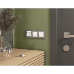 Комплект механизма 2-кл выключателя с самовозвратом Ambrella Volt ALFA MA103050 от ImperiumLoft