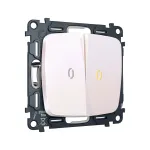 Комплект механизма 2-кл выключателя с самовозвратом с подсветкой 3200K Ambrella Volt OMEGA MO204050 от ImperiumLoft