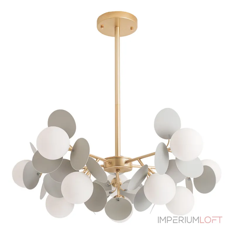 Люстра на штанге Arte Lamp PEACOCK A1369SP-10GY