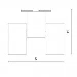 Спот Divinare GAVROCHE 1354/02 PL-2 от ImperiumLoft