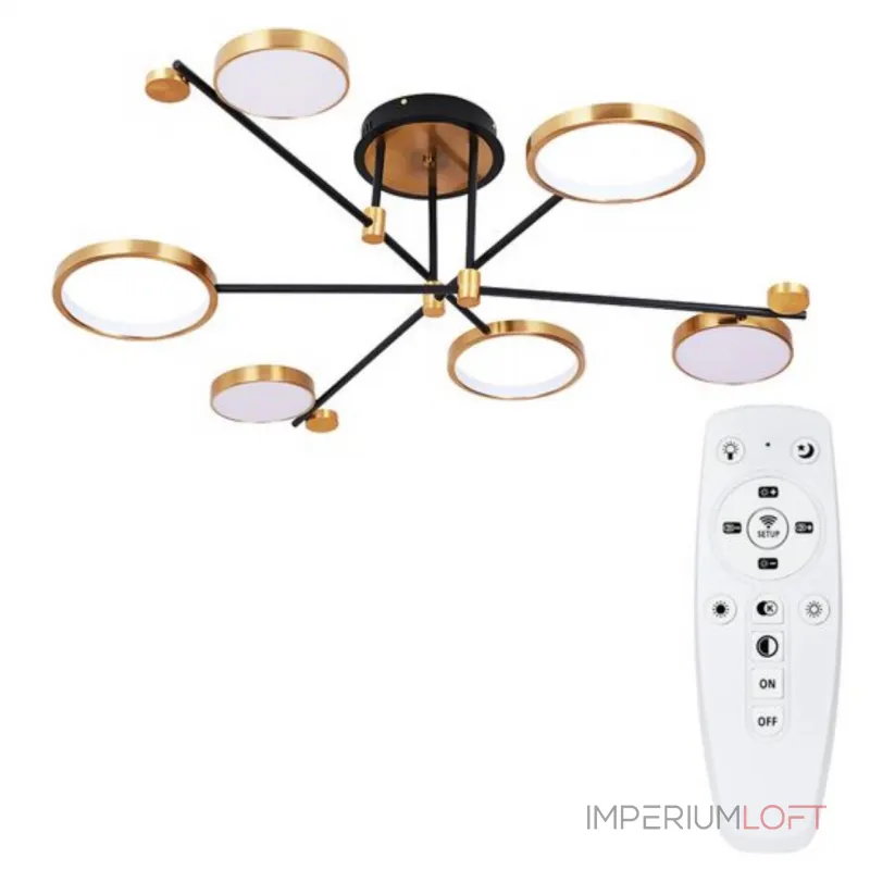 Потолочная люстра Arte Lamp HOLLYA1364PL-6PB