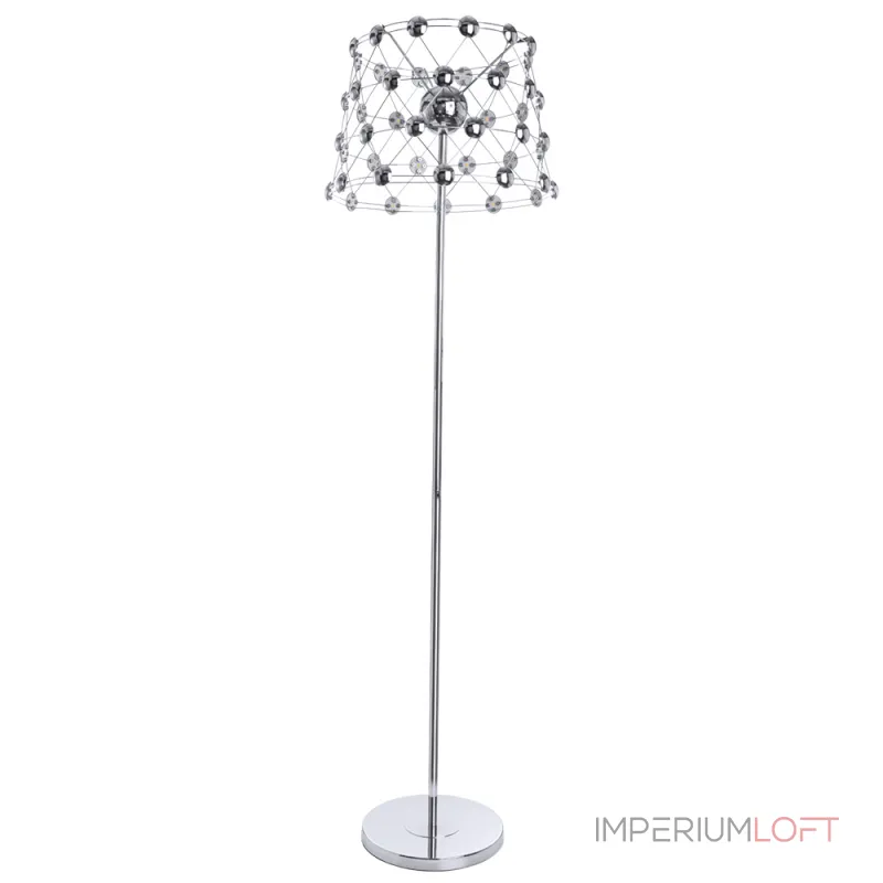 Торшер Divinare Cristallino 1609/02 PN-48 Цвет арматуры хром Цвет плафонов хром от ImperiumLoft