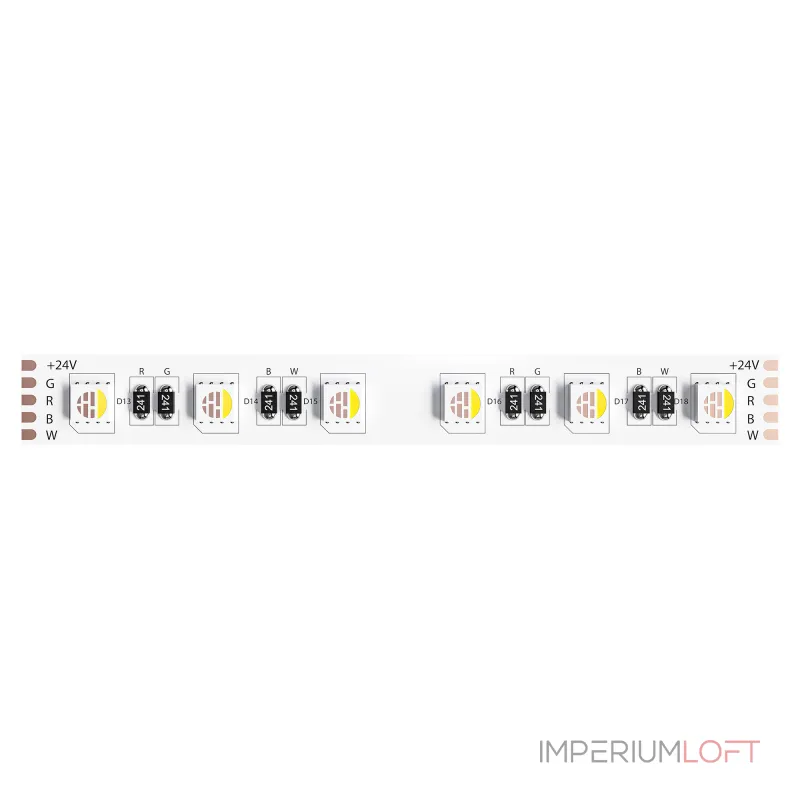Светодиодная лента 24V 14,4W/m RGB+W 3000К 5м Arte Lamp TAPE A2406012-02-RGB3K от ImperiumLoft Светодиодная лента 24V 14,4W/m RGB+W 3000К 5м Arte Lamp TAPE A2406012-02-RGB3K от ImperiumLoft