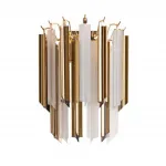 Накладной светильник Divinare Frizzante 1681/01 AP-1 Цвет плафонов золото Цвет арматуры золото от ImperiumLoft