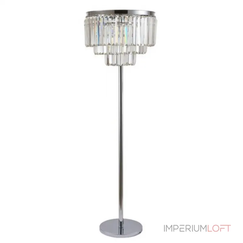 Торшер Divinare Nova 3001/02 PN-6 Цвет плафонов прозрачный Цвет арматуры хром от ImperiumLoft