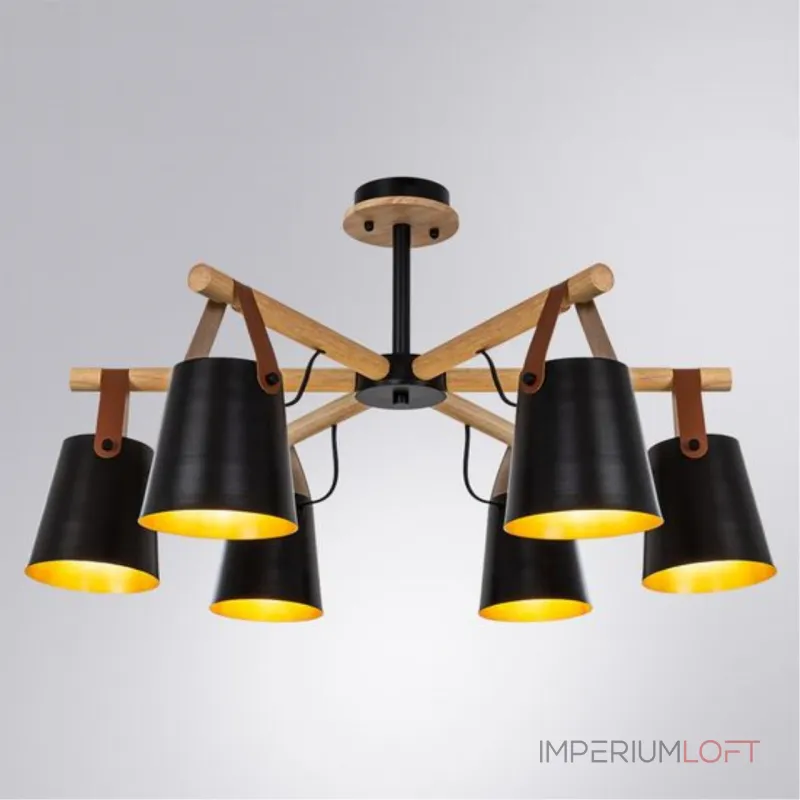 Потолочная люстра Arte Lamp THOMAS A7032PL-6BK