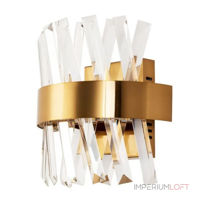 Накладной светильник Divinare Corona 1685/01 AP-1 Цвет плафонов прозрачный Цвет арматуры золото от ImperiumLoft Накладной светильник Divinare Corona 1685/01 AP-1 Цвет плафонов прозрачный Цвет арматуры золото от ImperiumLoft