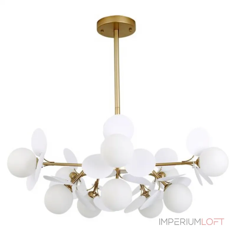 Люстра на штанге Arte Lamp PEACOCK A1369SP-10SG Люстра на штанге Arte Lamp PEACOCK A1369SP-10SG
