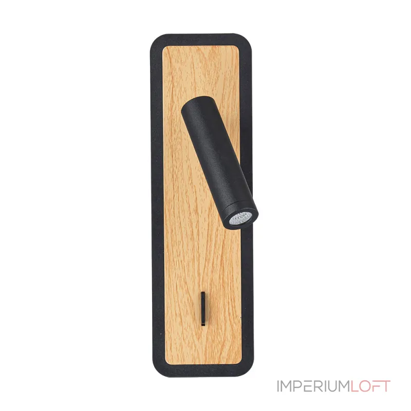 Бра Arte Lamp WOOD A1990AP-3BK от ImperiumLoft