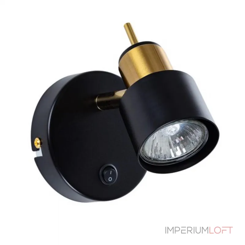 Спот Arte Lamp ALMACH A1906AP-1BK от ImperiumLoft