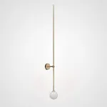 Настенный светильник LINES Ball 150 Gold от ImperiumLoft