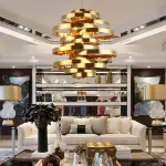 Подвесная люстра Golden Tornado Chandelier D72