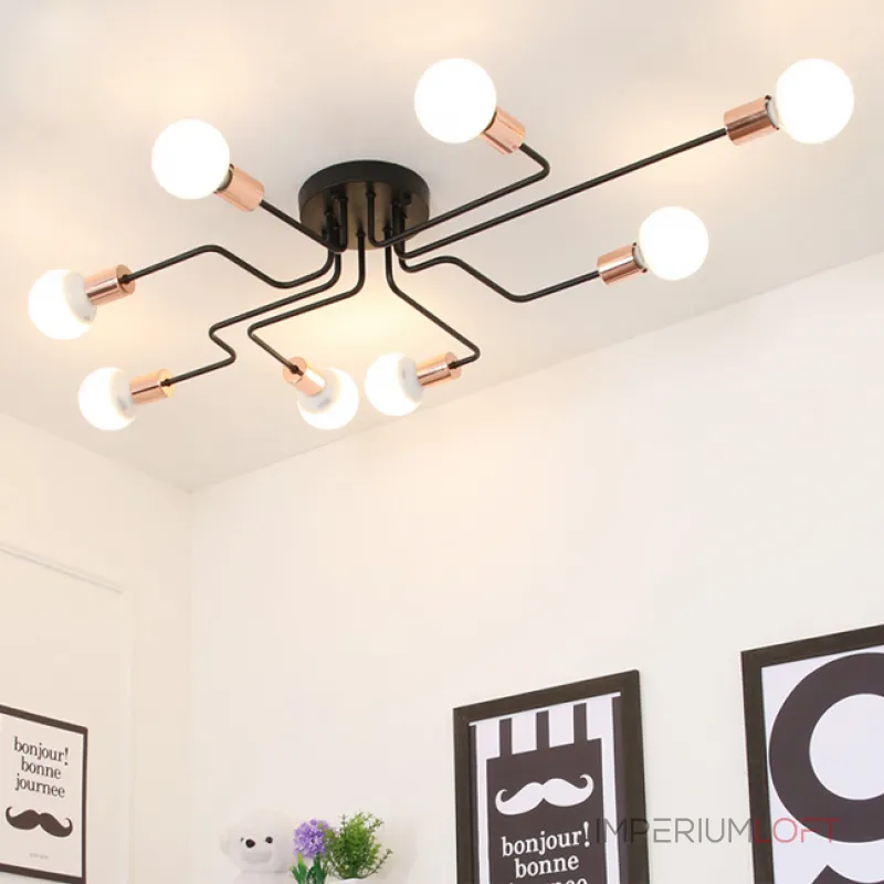 Потолочная люстра SCHEME GOLD от ImperiumLoft