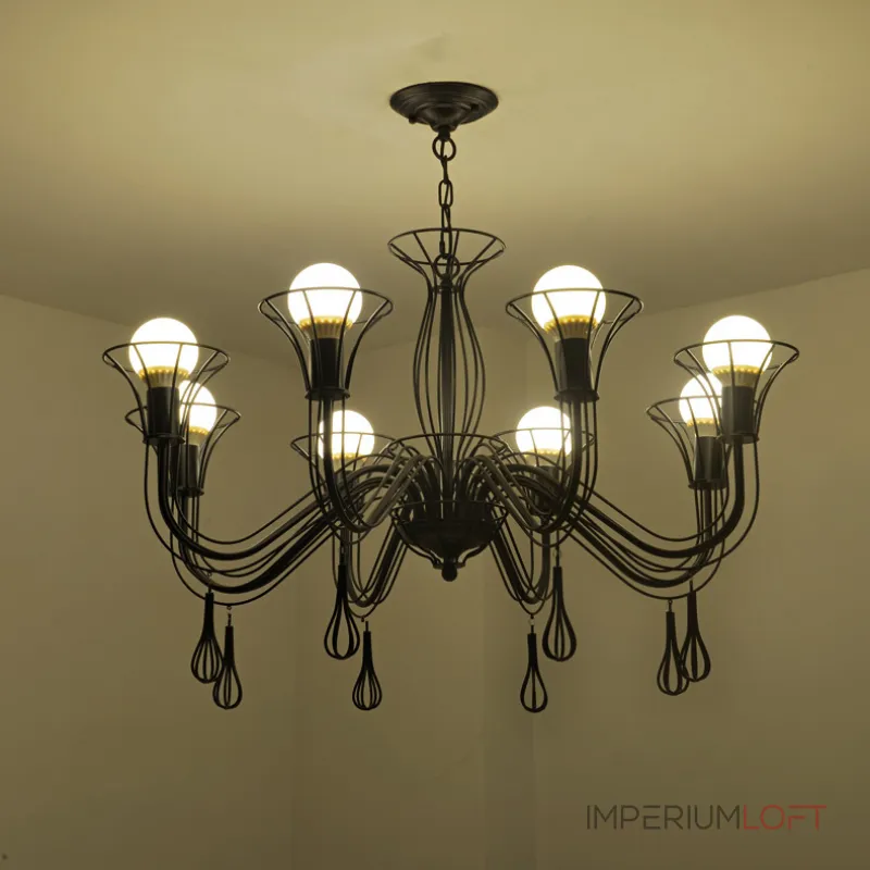 Подвесная люстра CAST 5 White от ImperiumLoft