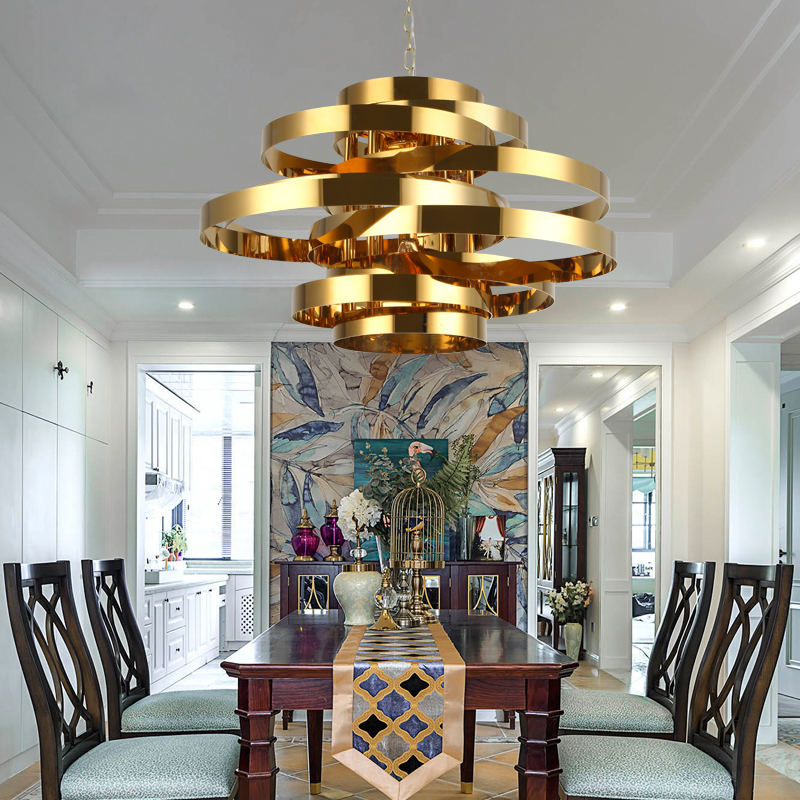 Подвесная люстра Golden Tornado Chandelier D72 Подвесная люстра Golden Tornado Chandelier D72